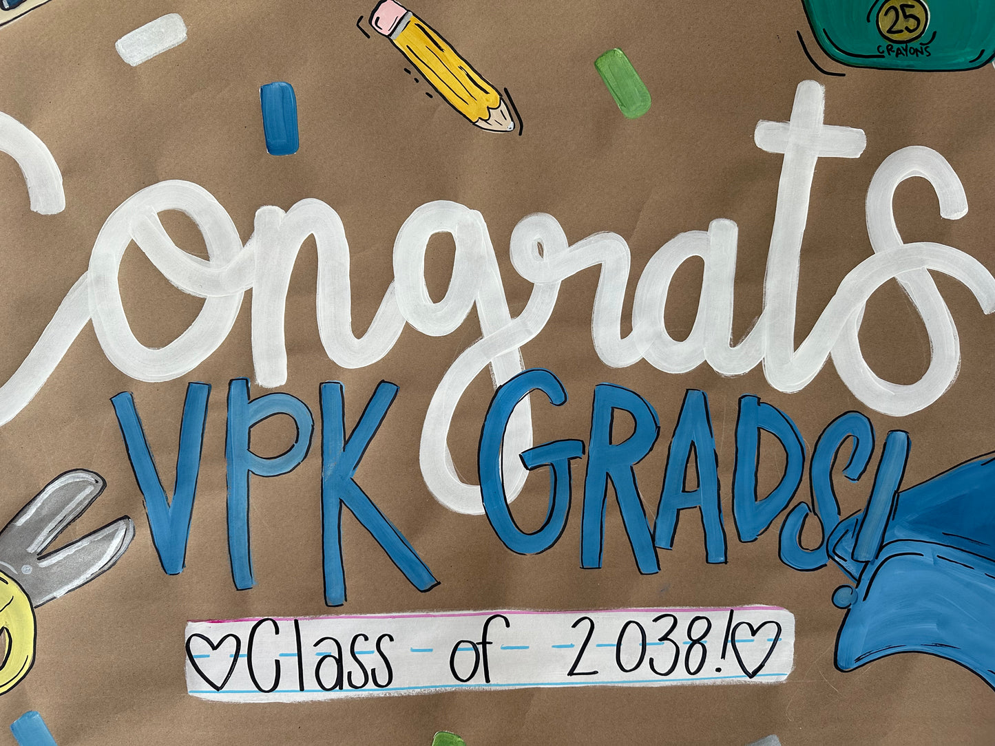 Semi-Custom Grad Banner (40 inch)